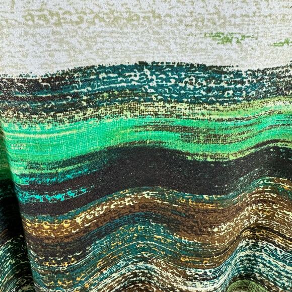 Christopher & Banks NWT Sleeveless Scoop Neck Shimmery Stretchy Maxi Dress Sz S - Picture 3 of 6